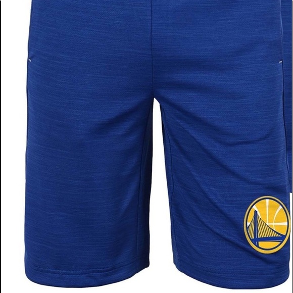 GoldenState Warriors Blaze Mesh Drawstring Shorts - Picture 2 of 6